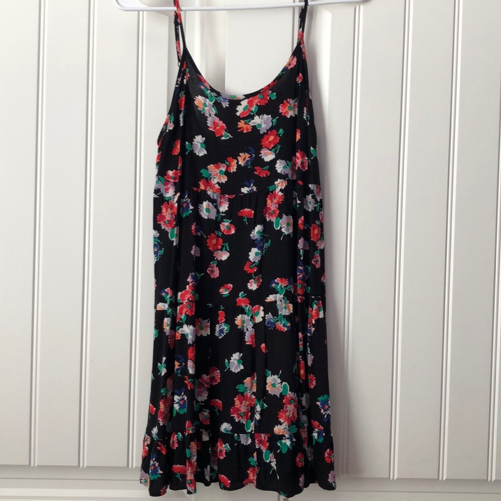 Black Short Floral Dress | Xhilaration